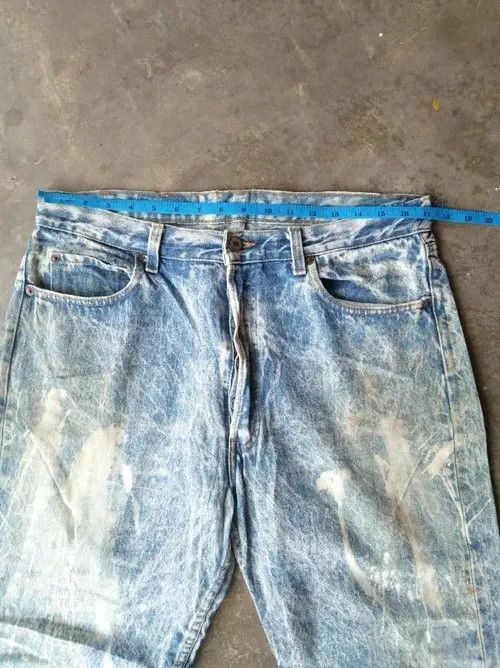 Levi's × Vintage 80s Vintage Levis 501 Made In USA Distressed Jeans 34x32 Size US 34 / EU 50 - 4 Thumbnail