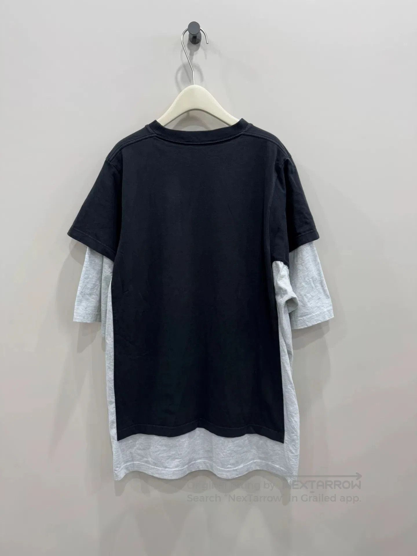 Balenciaga Balenciaga Two-Layered T-Shirt in Black. Size S / US 4 / IT 40 - 2 Thumbnail