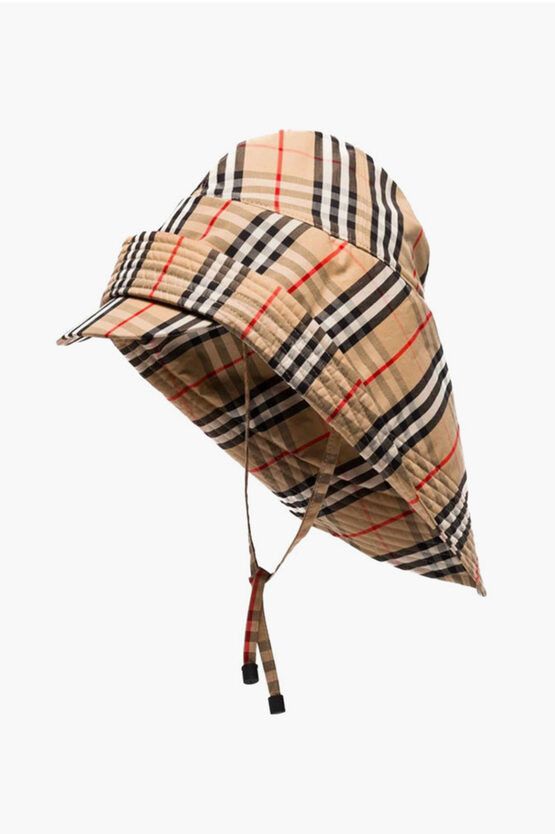 Burberry Oversized Rain Hat with Iconic Checkered Pattern | Grailed