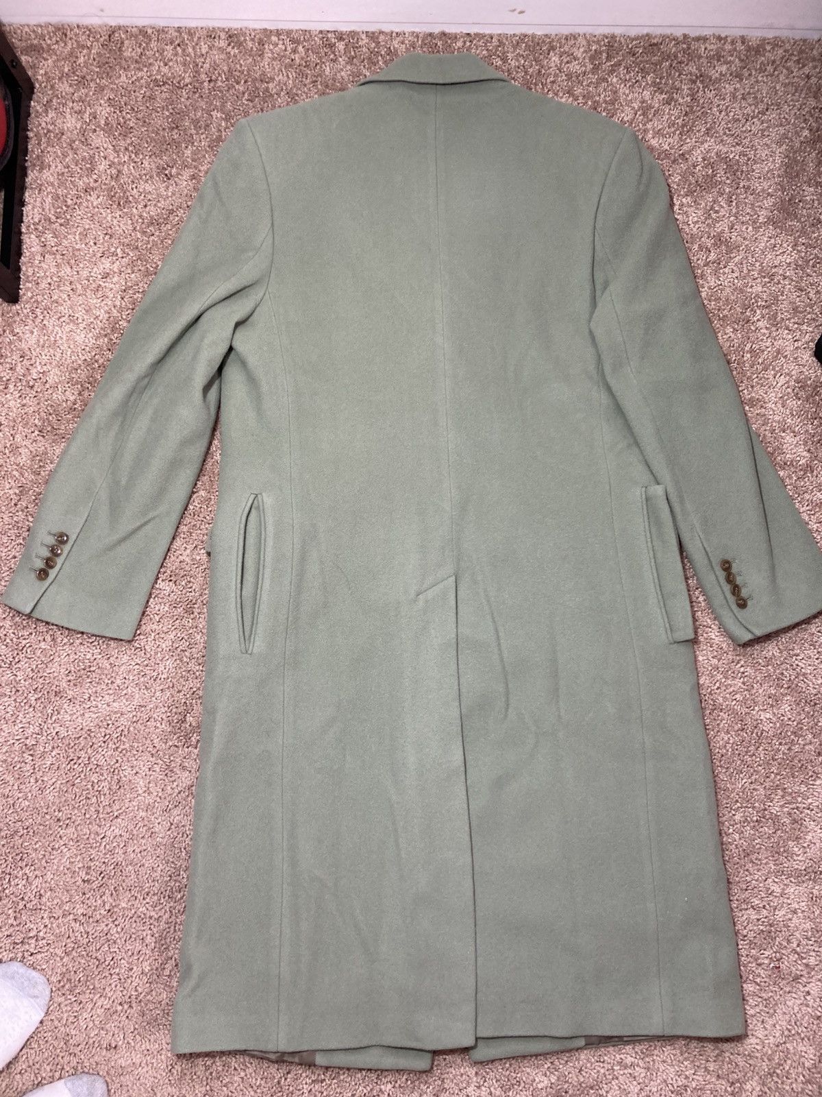 Martine Rose AW19 Martine Rose Mint Green Wool Overcoat 2019 3B M Jacket Size US M / EU 48-50 / 2 - 9 Thumbnail