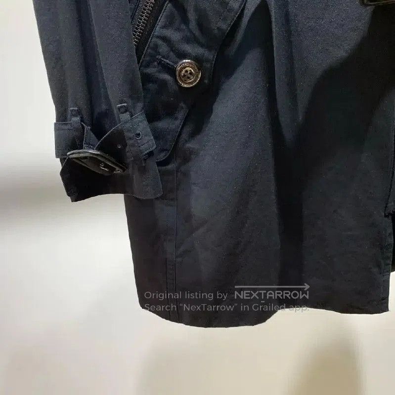 Burberry Burberry Women's Black Cotton Trench Coat. Size L / US 10 / IT 46 - 7 Thumbnail