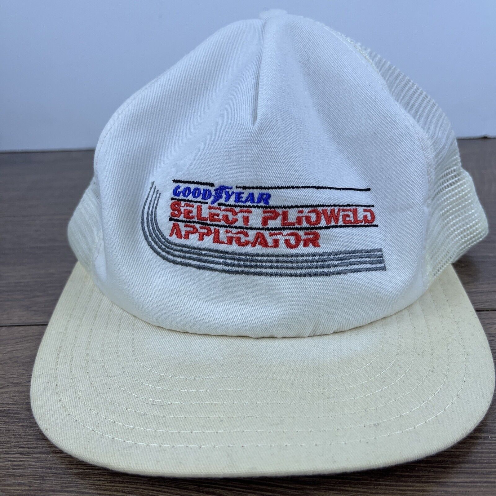 Other Goodyear Select Plioweld Snapback White Adjustable Hat Adult Size ONE SIZE - 3 Thumbnail