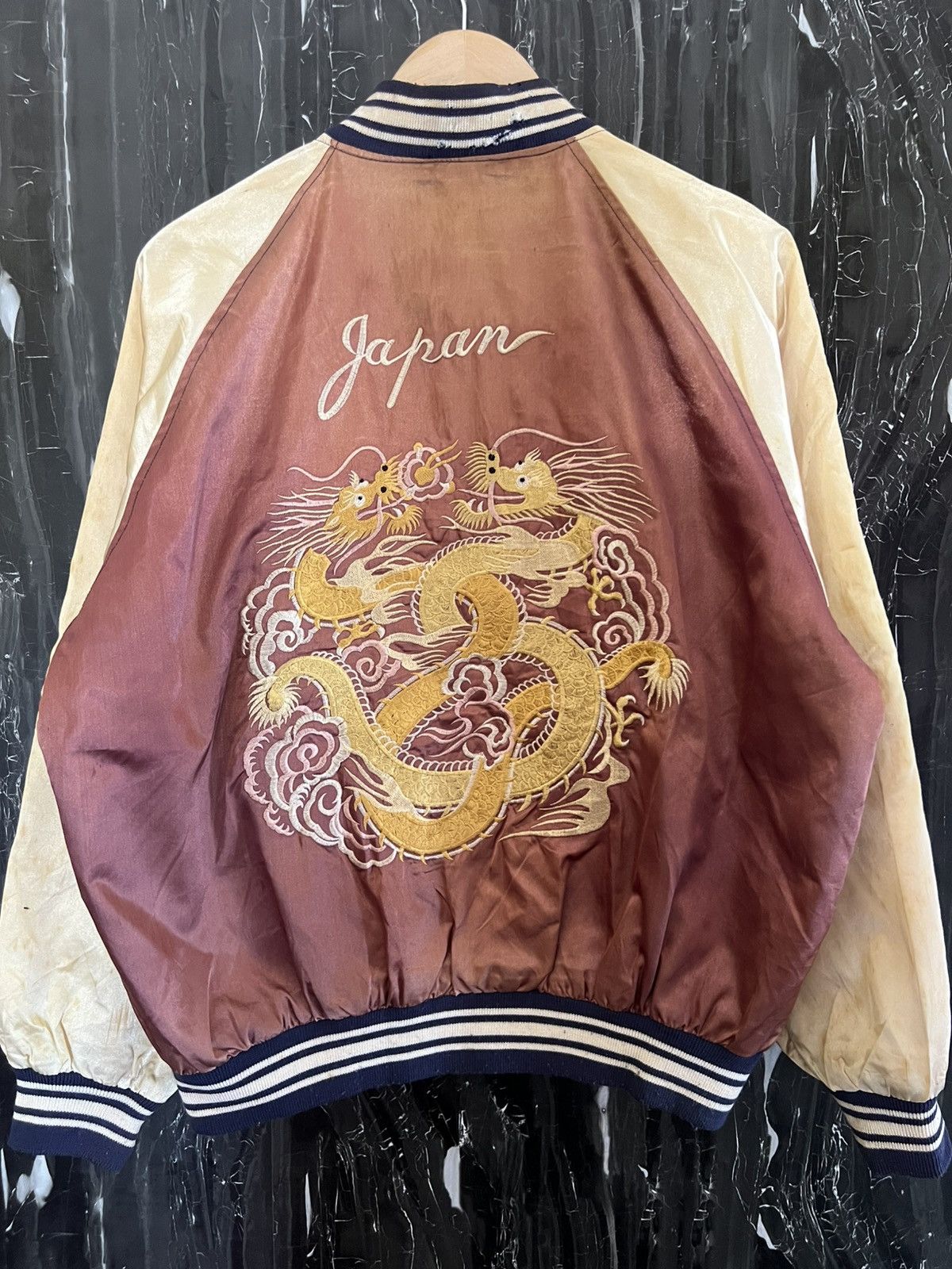 Japanese Brand Vintage Sukajan Souvenir Jacket –Japanese Embroidered Bomber Size US XL / EU 56 / 4 - 2 Thumbnail