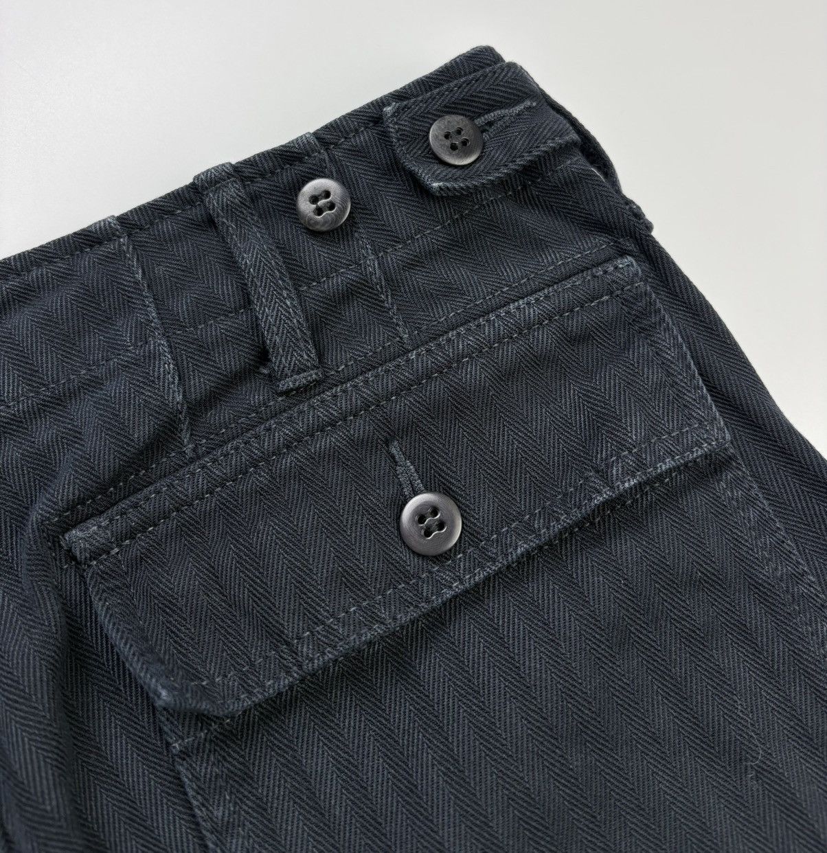 Visvim S/S19 Visvim Cropped Herringbone Drill Mil Pants Size US 30 / EU 46 - 13 Thumbnail