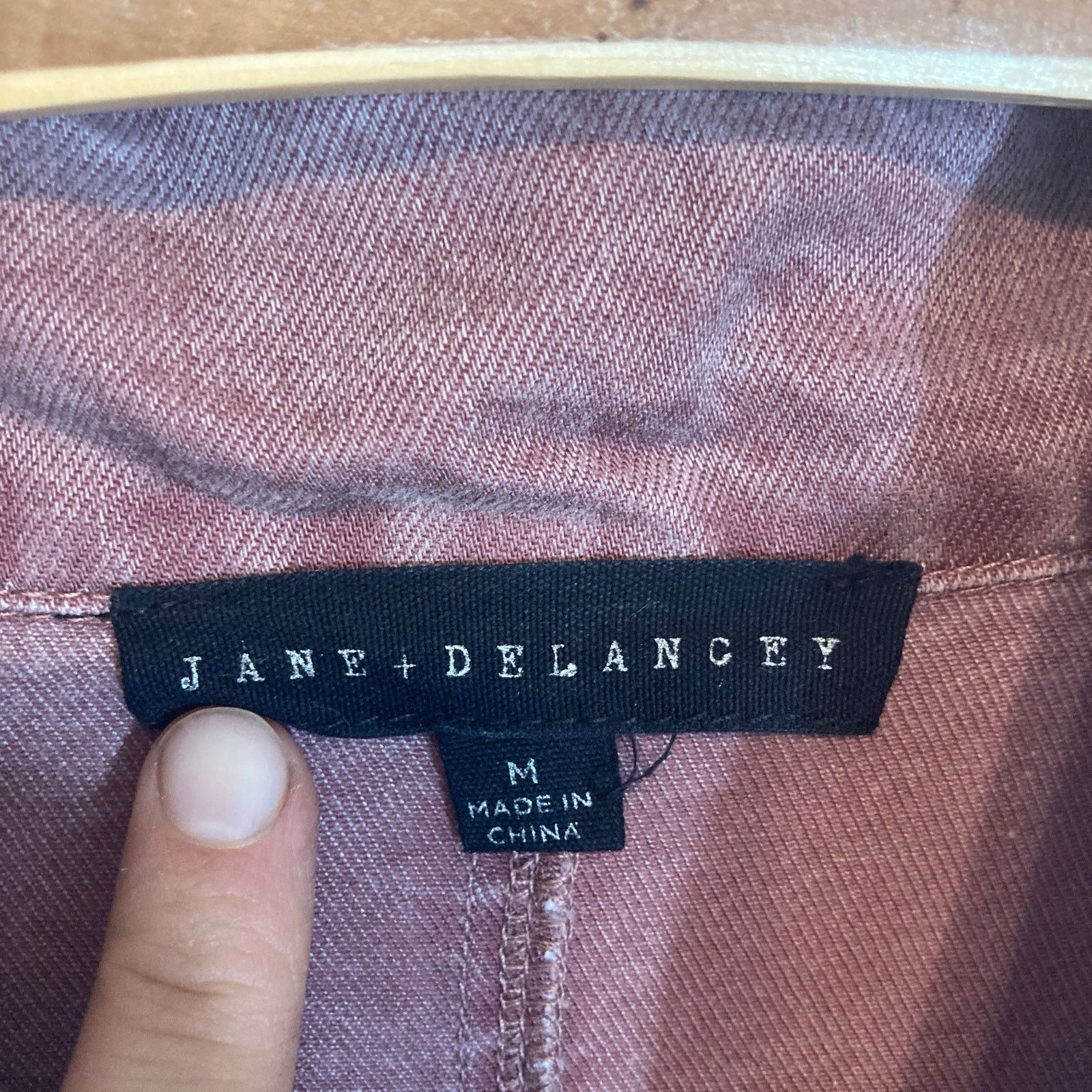 Other Jane and Delancey Lyocell Dusty Rose Full Zip Bomber Jacket Size M / US 6-8 / IT 42-44 - 6 Thumbnail