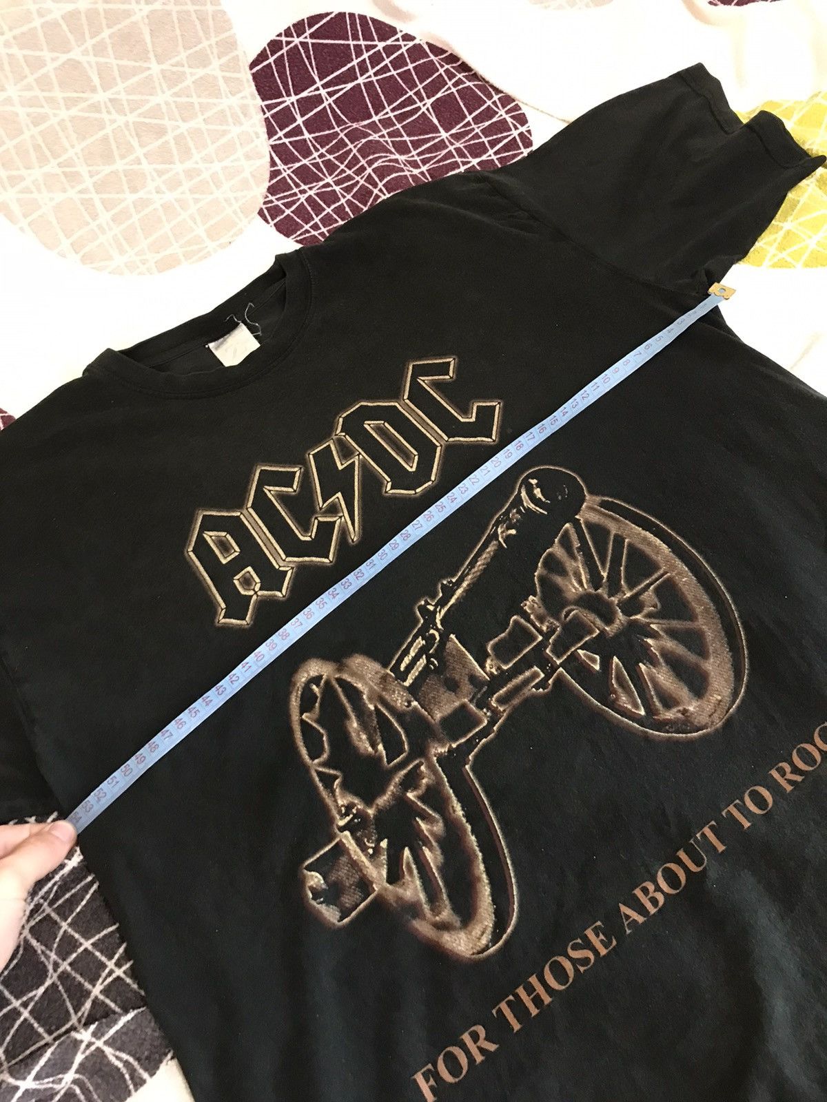 Band Tees 🔥 Vintage 1999 AC/DC For Those About to Rock T-Shirt Tour Size US XL / EU 56 / 4 - 10 Thumbnail