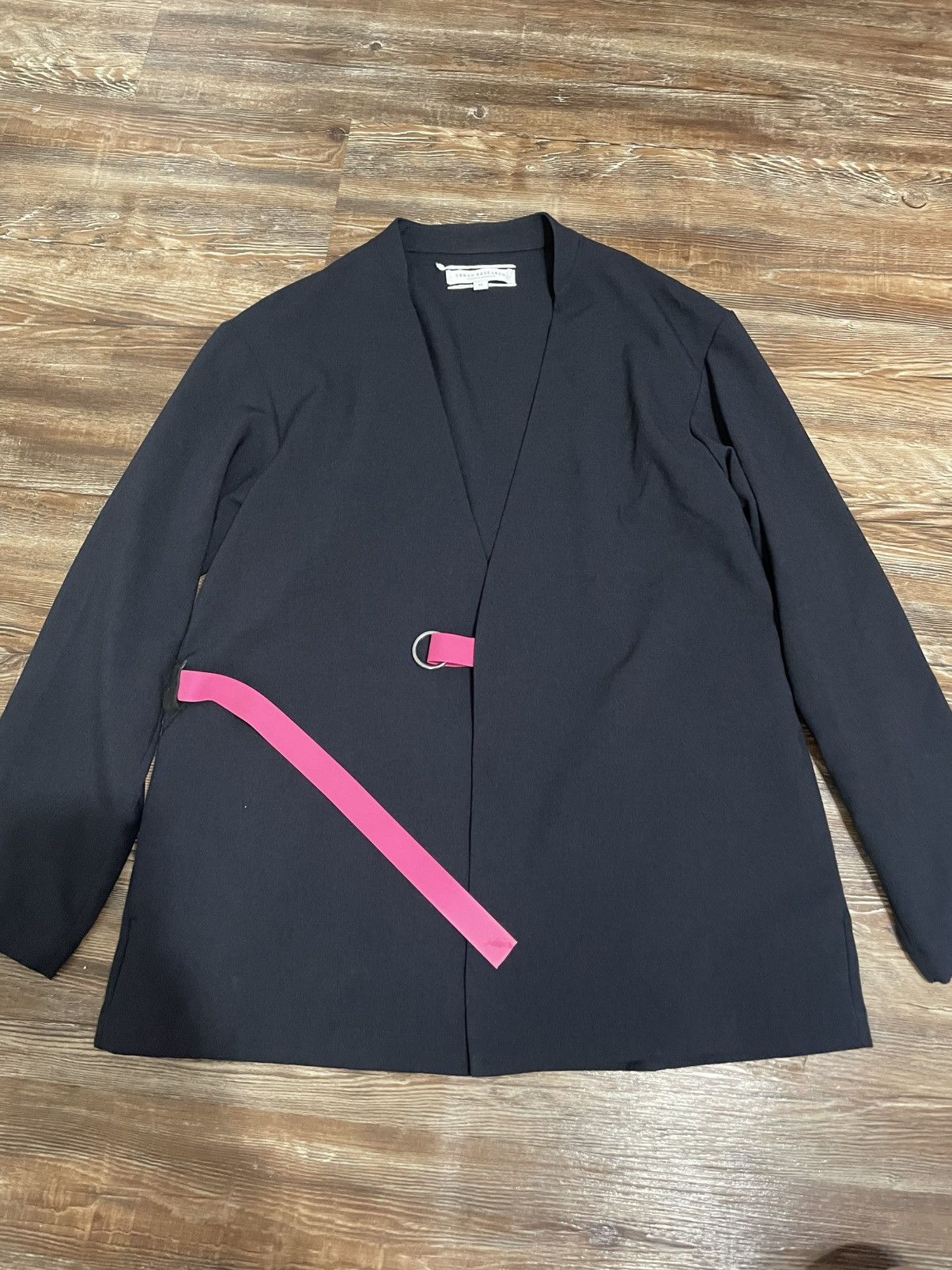 URBAN RESEARCH DOORS Urban Research Tech Kimono CUSTOM Belted Closure Navy Size US M / EU 48-50 / 2 - 2 Thumbnail
