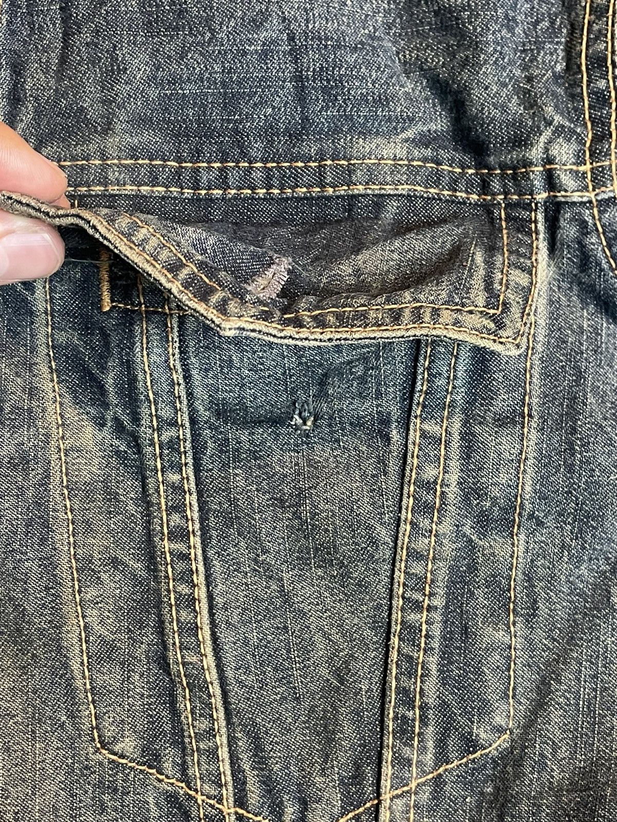 Japanese Brand × Vintage Rush Hour Men’s Denim Jacket (29) Size US S / EU 44-46 / 1 - 11 Thumbnail