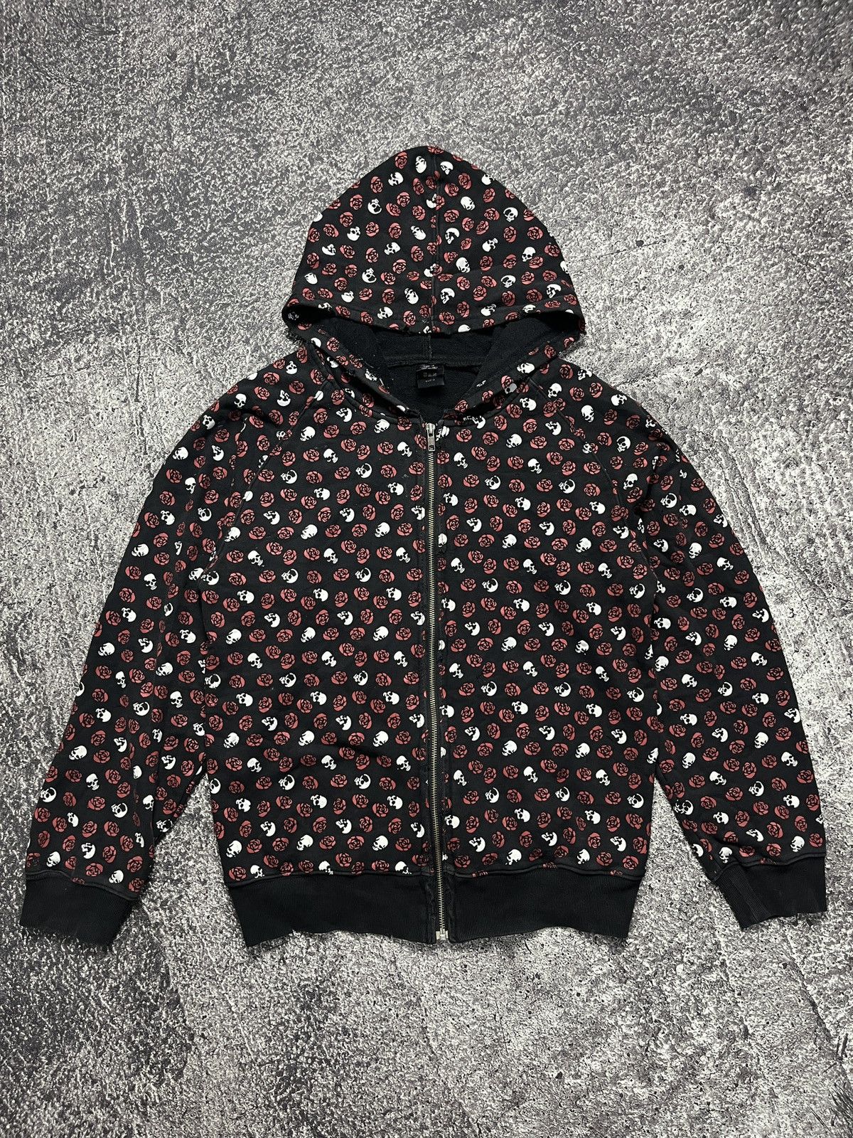 Number (N)ine 04ss Number nine skull zip hoodie archive size 2 