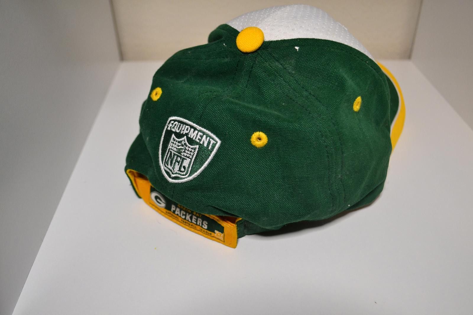 Reebok Vintage Green Bay Packers NFL Adjustable Hat Size ONE SIZE - 3 Thumbnail