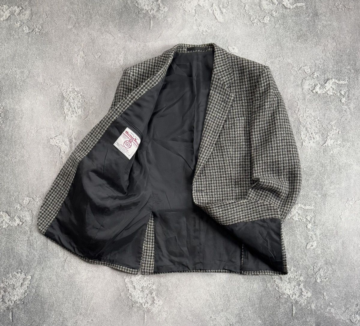 Harris Tweed × Vintage Harris Tweed M button up blazer jacket checkered wool Size 42S - 9 Thumbnail