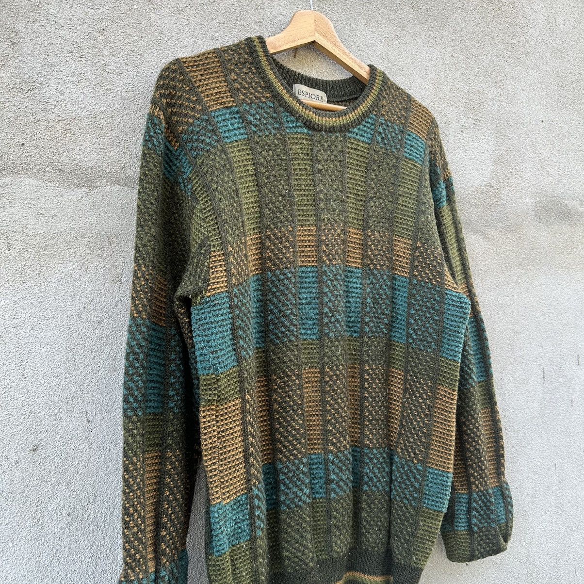 Japanese Brand × Vintage STEALS 💥💥 Vintage ESPIORE Japan Knit Wool Pullover Sweater Size US M / EU 48-50 / 2 - 2 Thumbnail