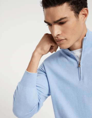 Brunello Cucinelli Cashmere Turtleneck in Turquoise/Aqua Size US S / EU 44-46 / 1 - 4 Thumbnail