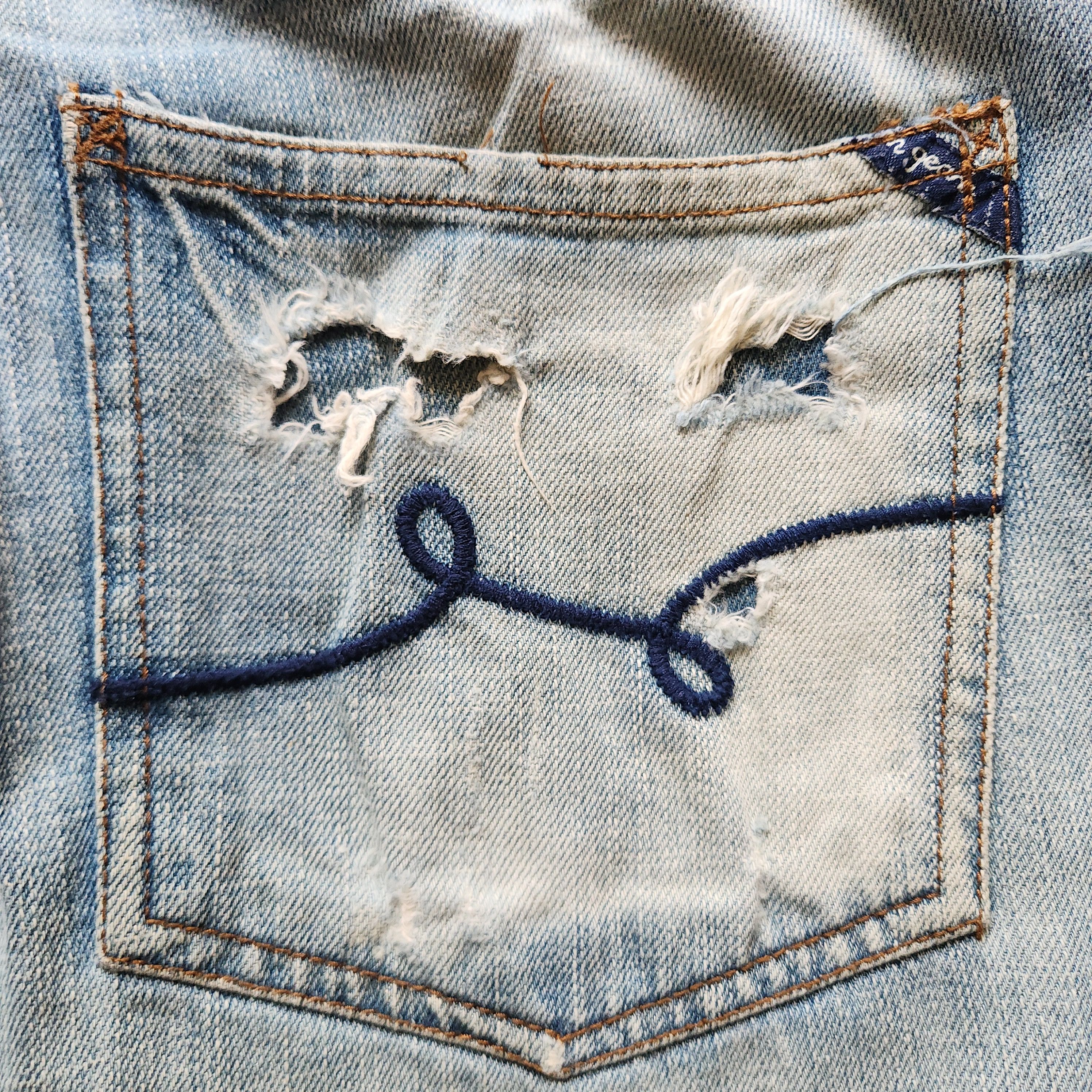 LRG Vintage LRG Skategang Streetwear Baggy Denim Size US 35 - 13 Thumbnail