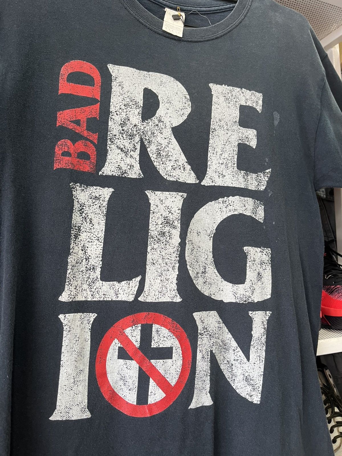 Vintage Bad Religion Concert Tour T-shirt Black Size US M / EU 48-50 / 2 - 2 Thumbnail