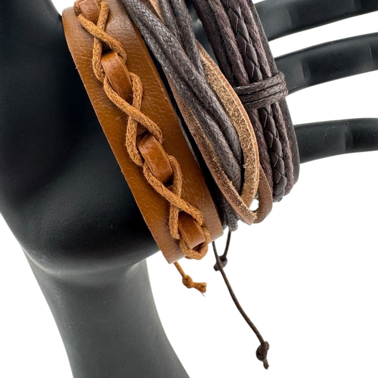 Other Untamed Cuffs: Trio of Rebel Leather Bands Size ONE SIZE - 1 Thumbnail