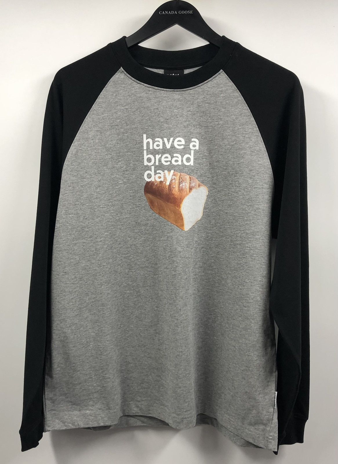Other Potato Market Have A Bread Day Black Gray T-Shirt Size US M / EU 48-50 / 2 - 7 Thumbnail
