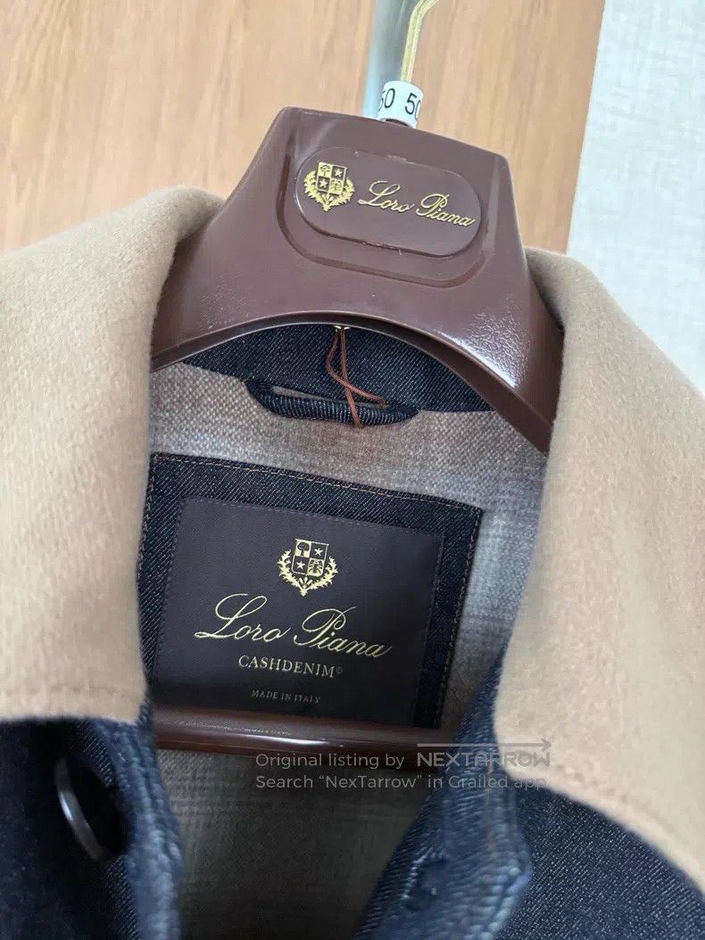 Loro Piana Loro Piana Cashmere Denim Jacket Size US L / EU 52-54 / 3 - 6 Thumbnail