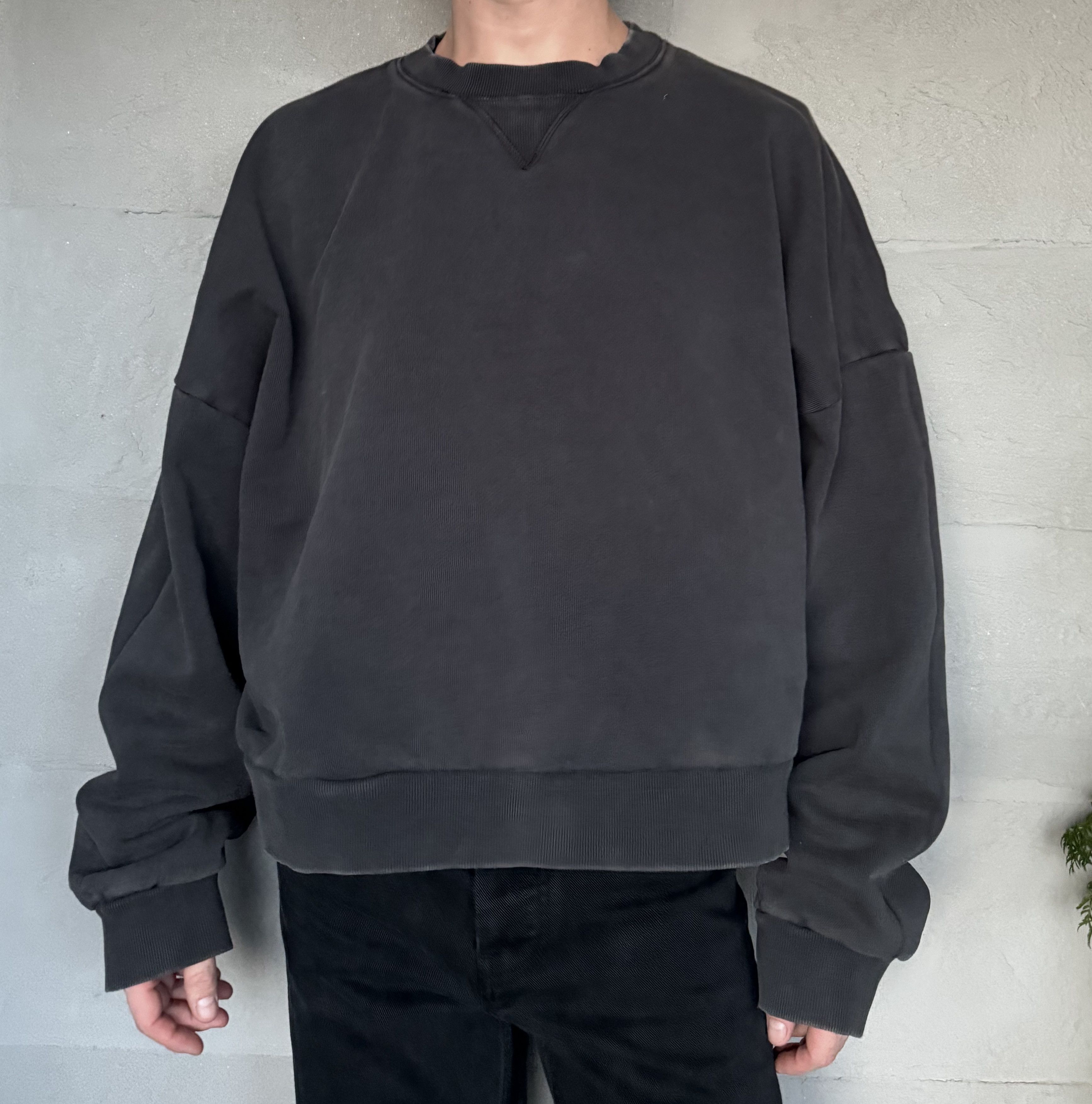 Entire Studios Entire Studios Boxy Organic Cotton Sweatshirt, Grey Size US L / EU 52-54 / 3 - 1 Thumbnail