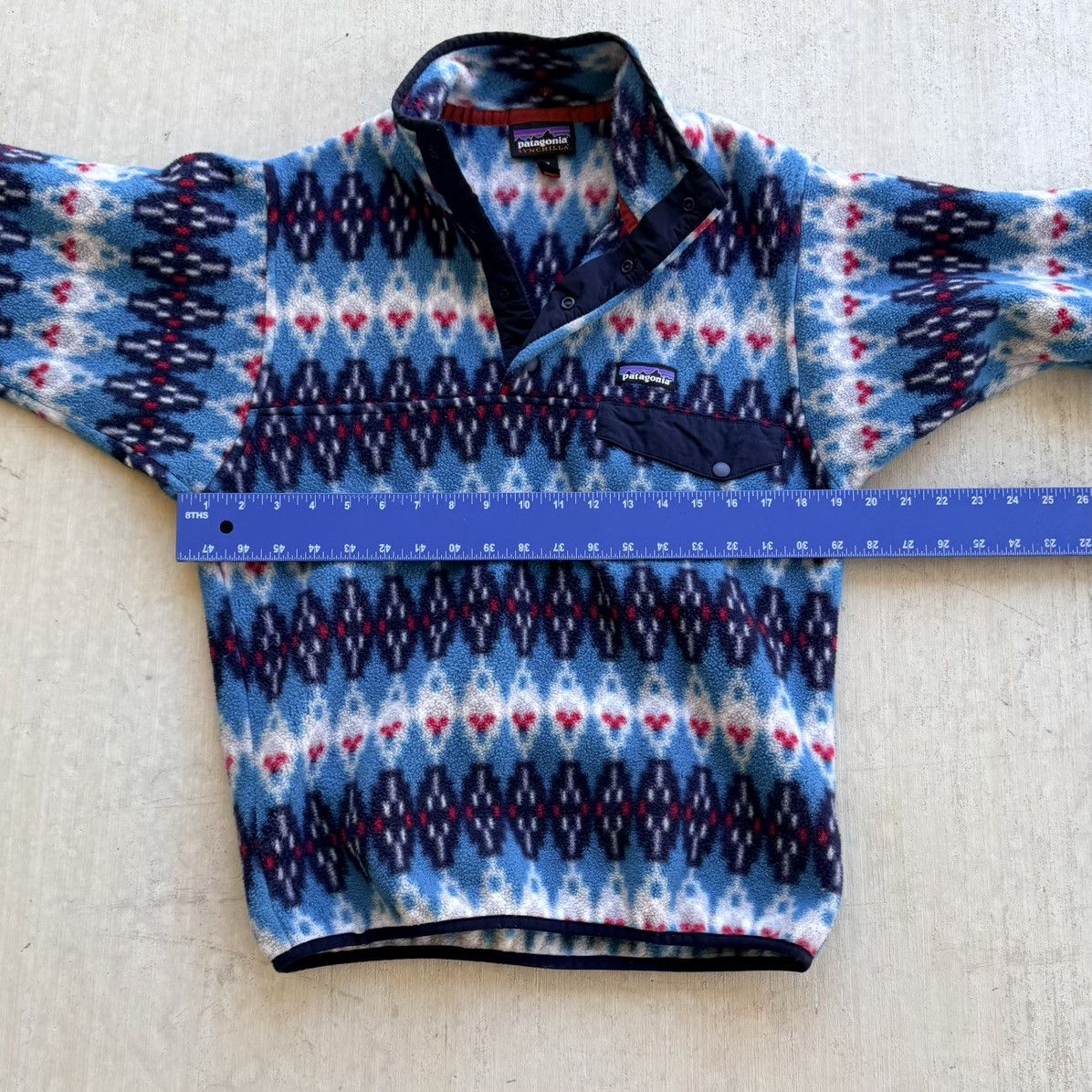 Patagonia Patagonia Synchilla Forest Carpet Snap-T Fleece XS Y2K Aztec Size US XS / EU 42 / 0 - 7 Thumbnail