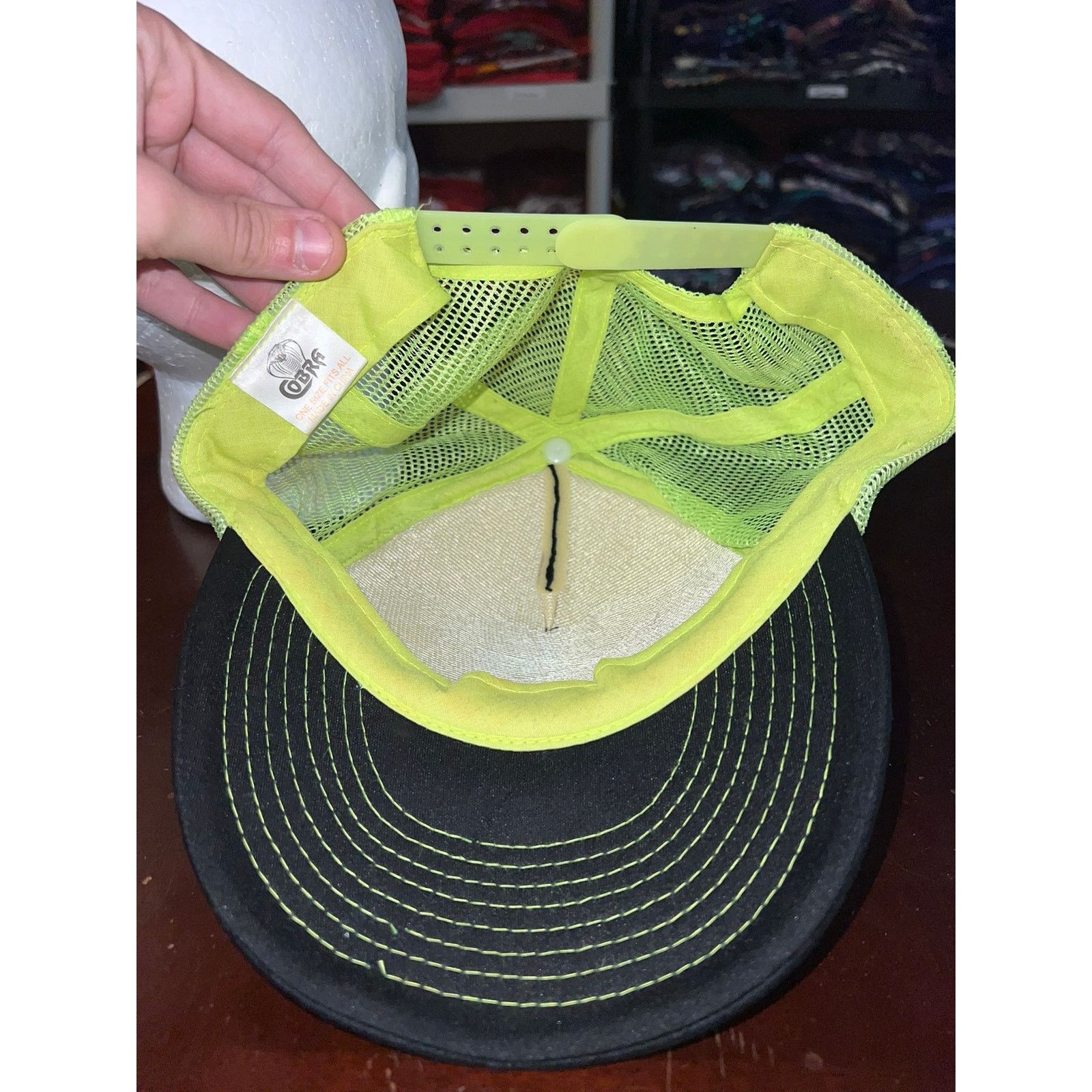 Vintage Biloxi Beach Hat Snapback Yellow Cap Headwear Size ONE SIZE - 6 Thumbnail