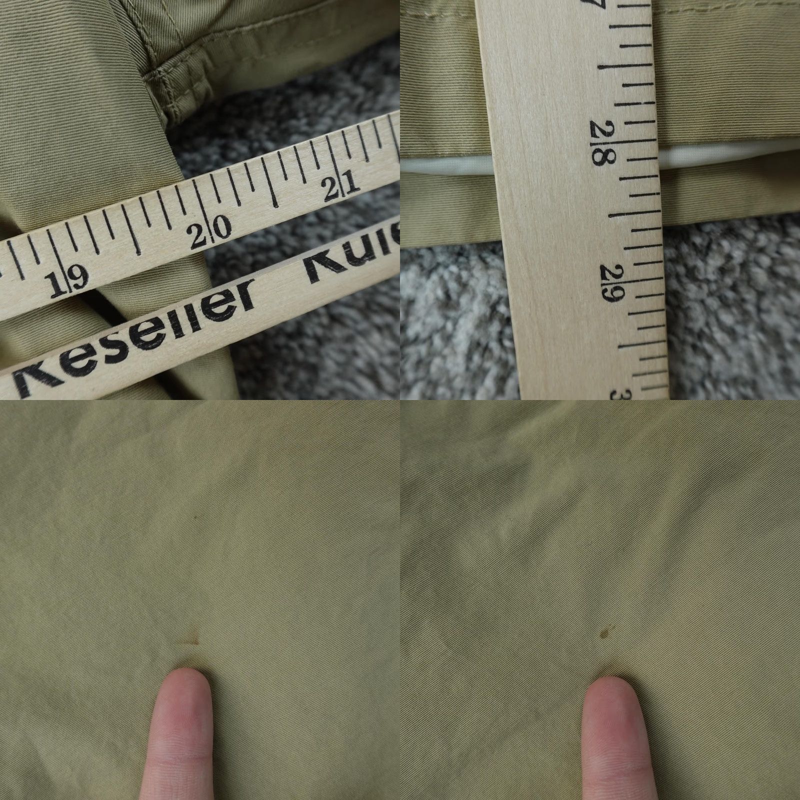 Vintage Woolrich Coat Parka Womens M Beige Twill Hooded Lined Pockets Button Logo Outdoor Casual Travel Winter Fall Size M / US 6-8 / IT 42-44 - 8 Thumbnail