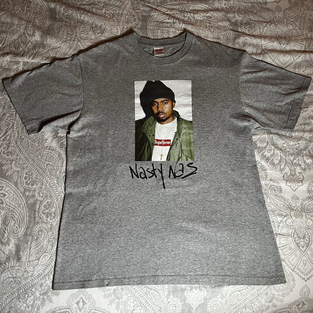 Supreme Supreme Nasty Nas Photo Tee Nas T shirt Size US L / EU 52-54 / 3 - 12 Thumbnail