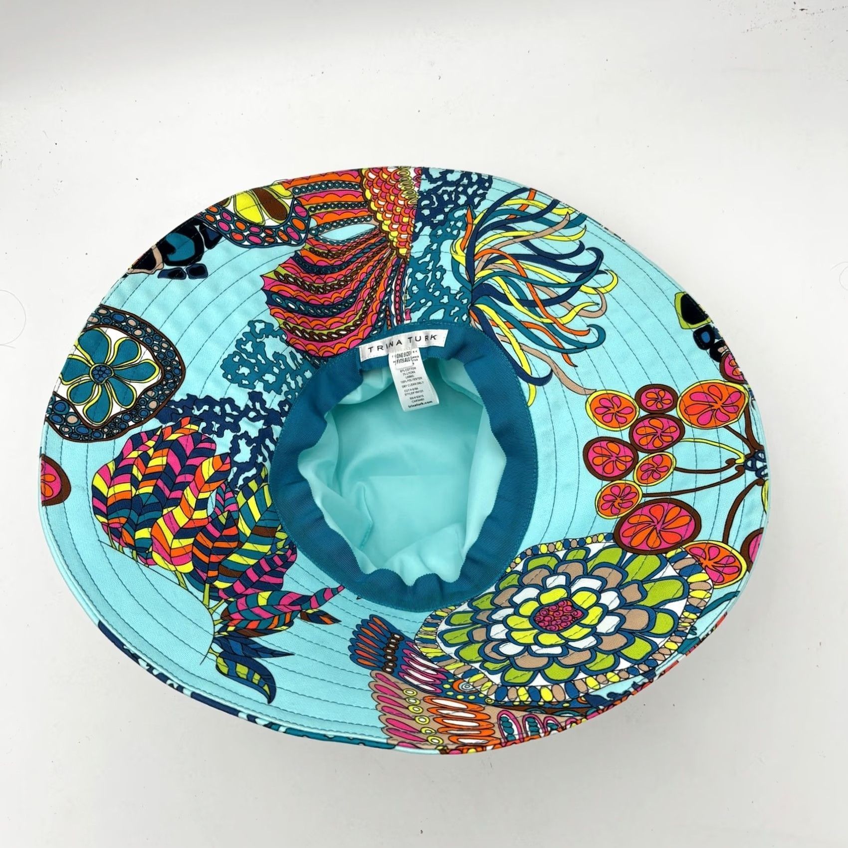 Trina Turk Trina Turk Disney Finding Dory Nemo Sun Hat Wide Brim Beach Vacation Size ONE SIZE - 6 Thumbnail