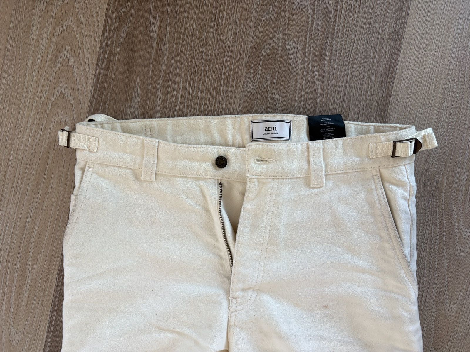 AMI AMI moleskin painter pants, off white color Size US 32 / EU 48 - 2 Thumbnail