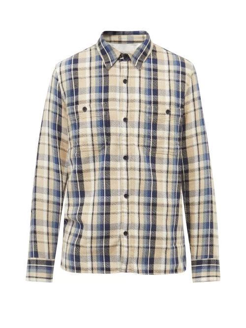 Officine Generale Ahmad Plaid Shirt Size US XL / EU 56 / 4 - 1 Thumbnail