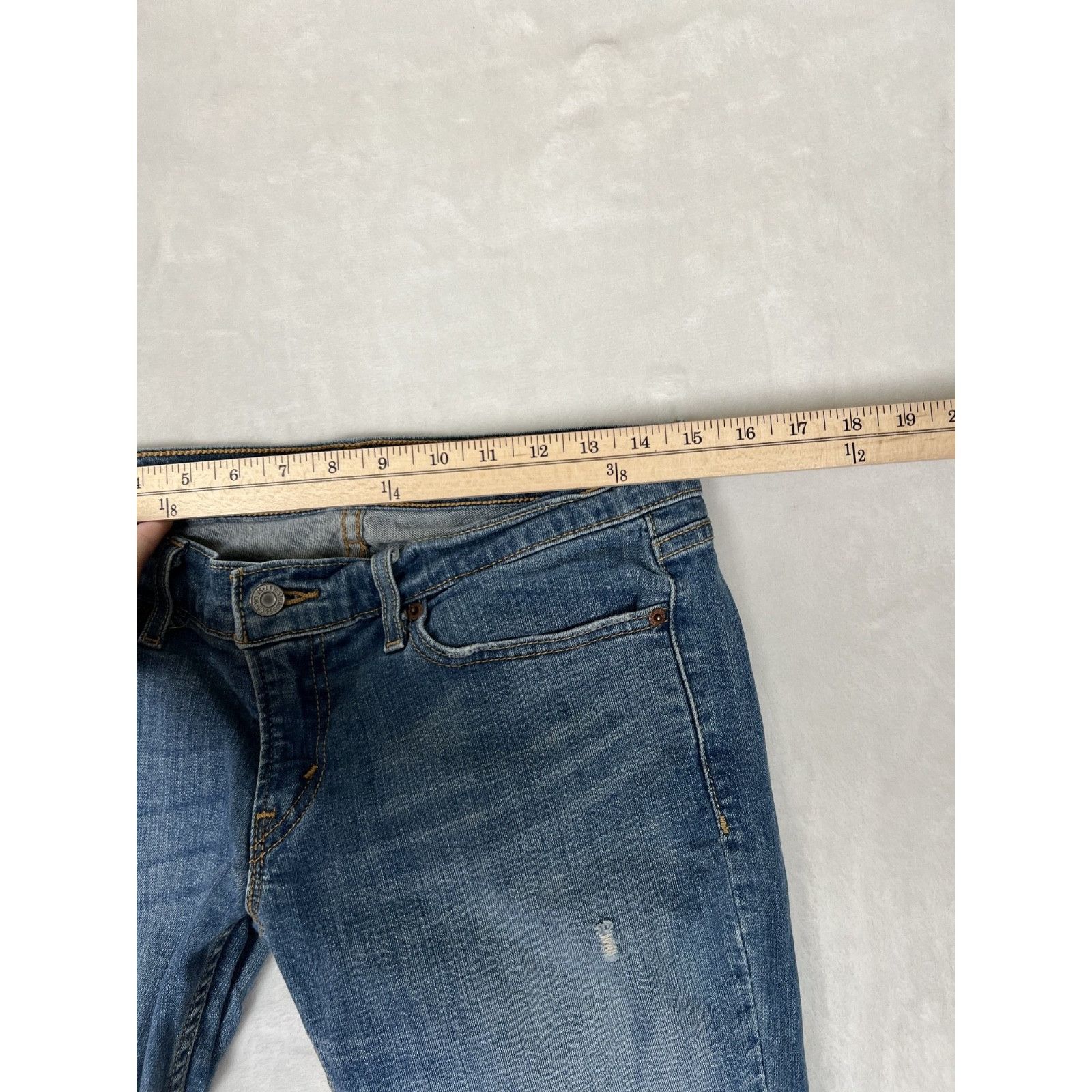 Levi's Levi's 524 Too Superlow Jeans Women's 9 M 30x29 Low Rise Str Size 29" - 6 Thumbnail