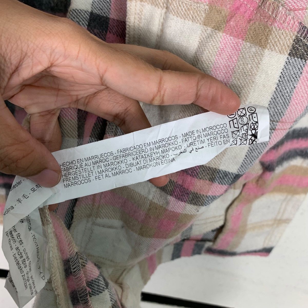 Zara ZARA CHECKED PLAID TARTAN PINK FLANNEL #0330-C15 Size XS / US 0-2 / IT 36-38 - 18 Thumbnail