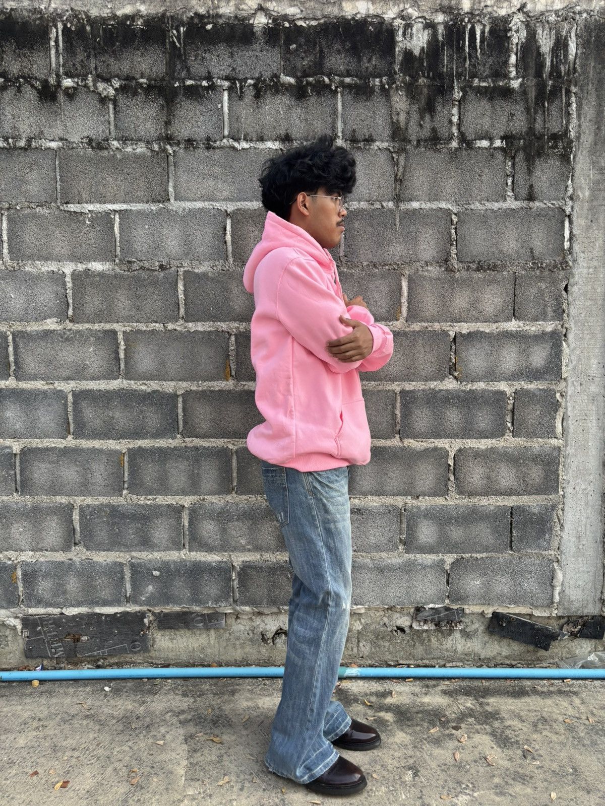 Other Blank Pink Hoodie 👛 (Size L Tall) Size US L / EU 52-54 / 3 - 4 Thumbnail