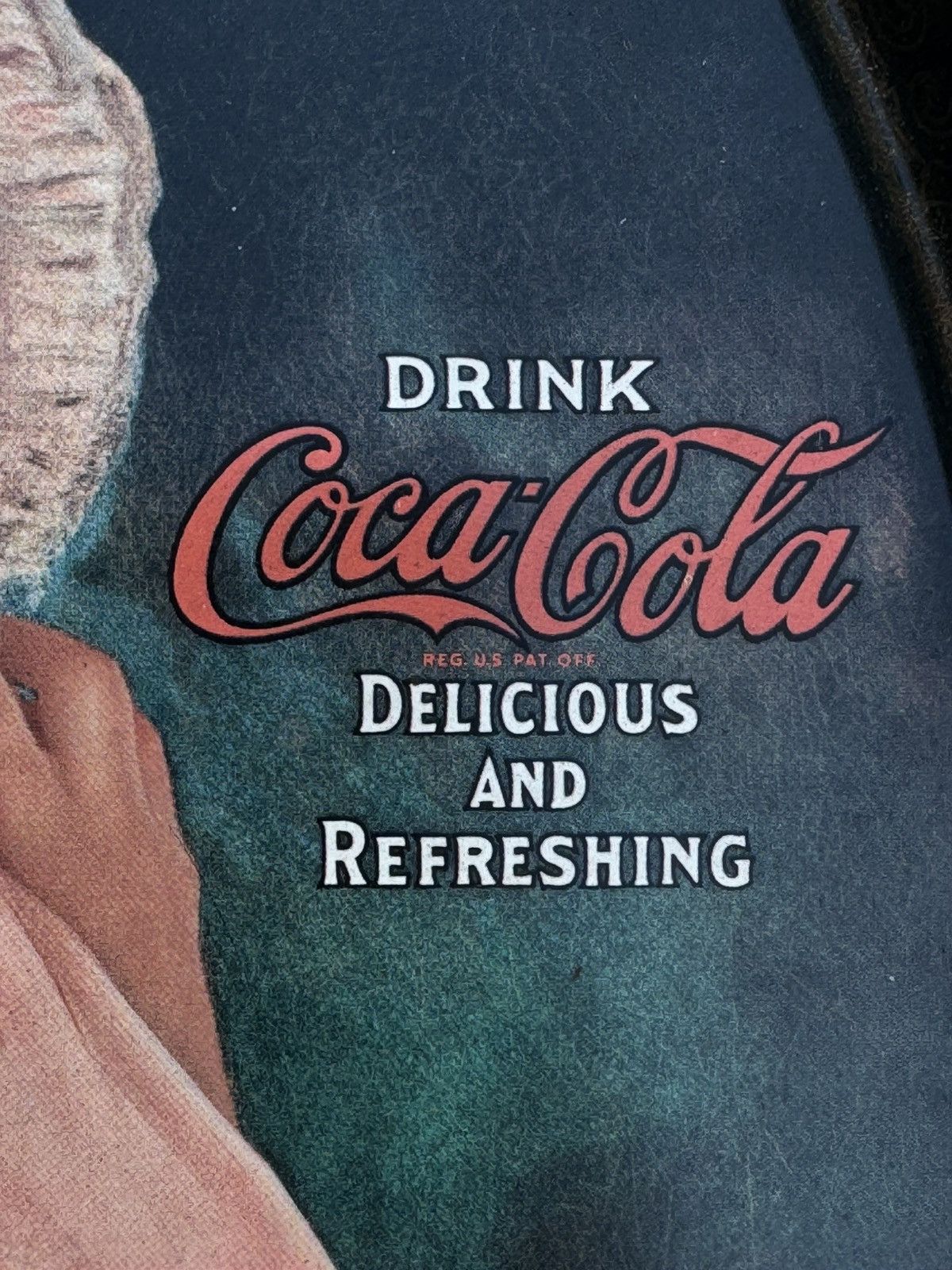 Coca Cola Coca-Cola 1914 "Betty/Girl” Tray Collectible Decor 1970s Size ONE SIZE - 4 Thumbnail