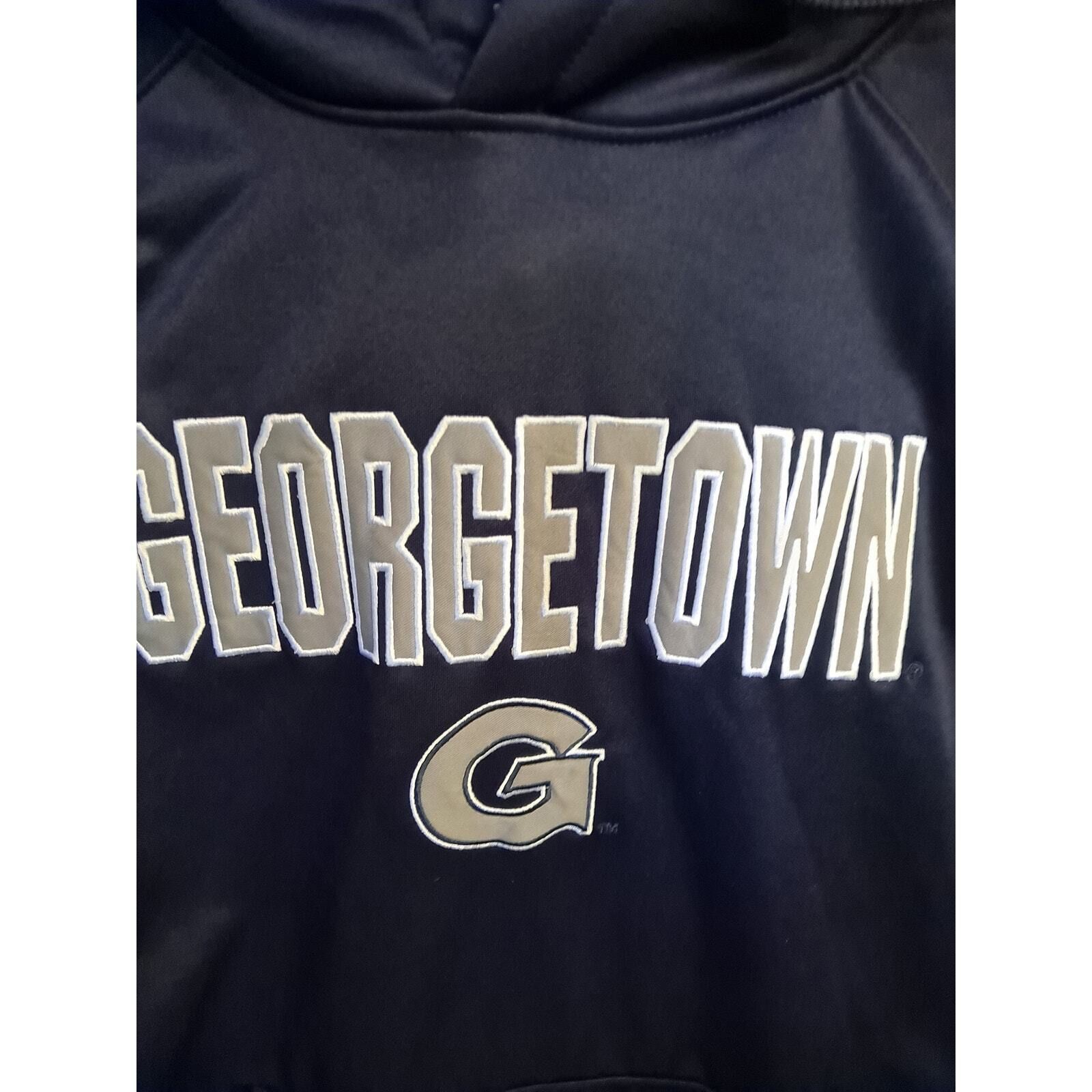 Colosseum Athletics Colosseum Georgetown Hoyas Blue Hoodie Sweatshirt Size Large Size US L / EU 52-54 / 3 - 3 Thumbnail