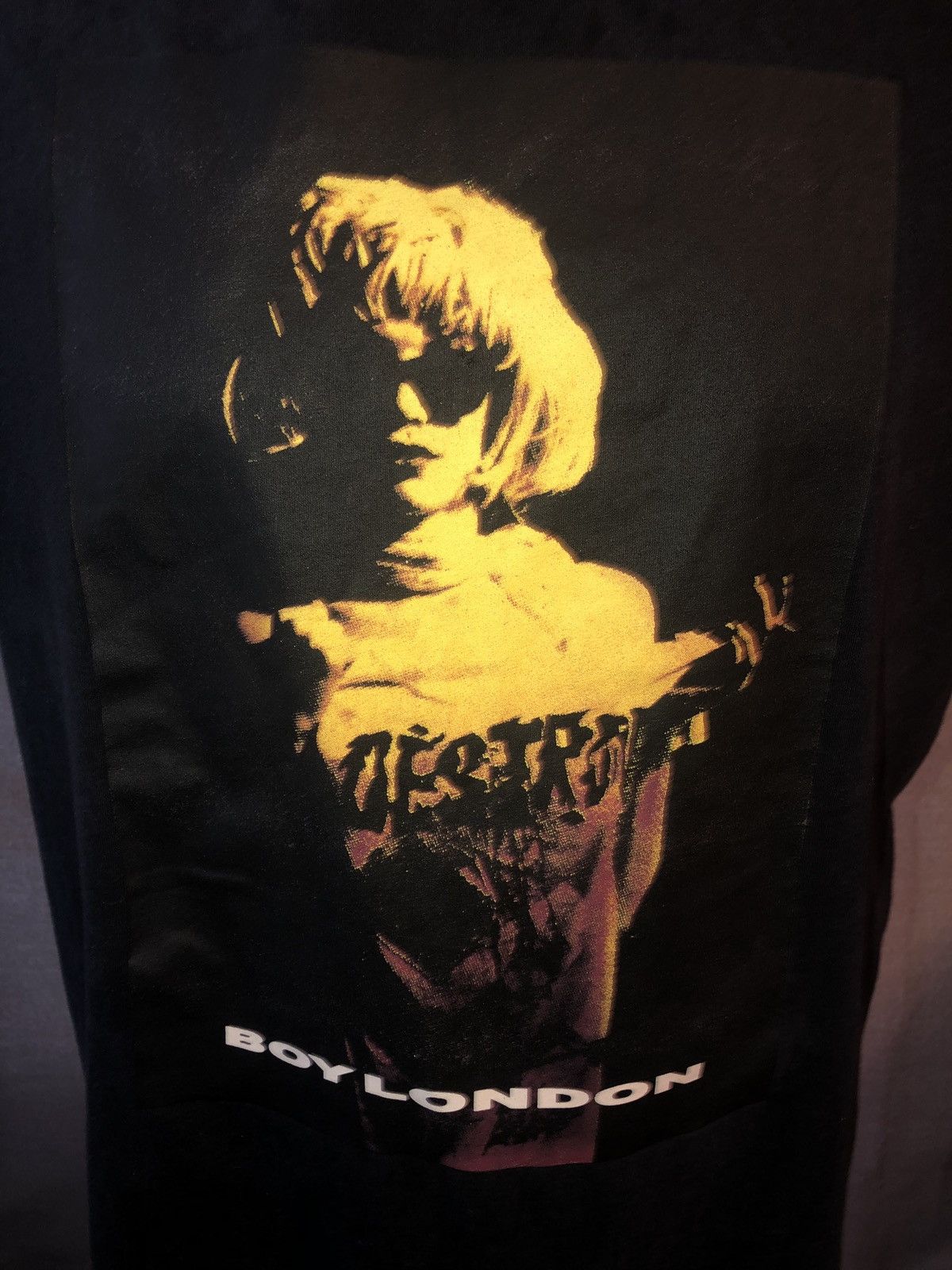 Boy London BOY London - T-Shirt - Black - Medium - Very Good Condition Size M / US 6-8 / IT 42-44 - 2 Thumbnail