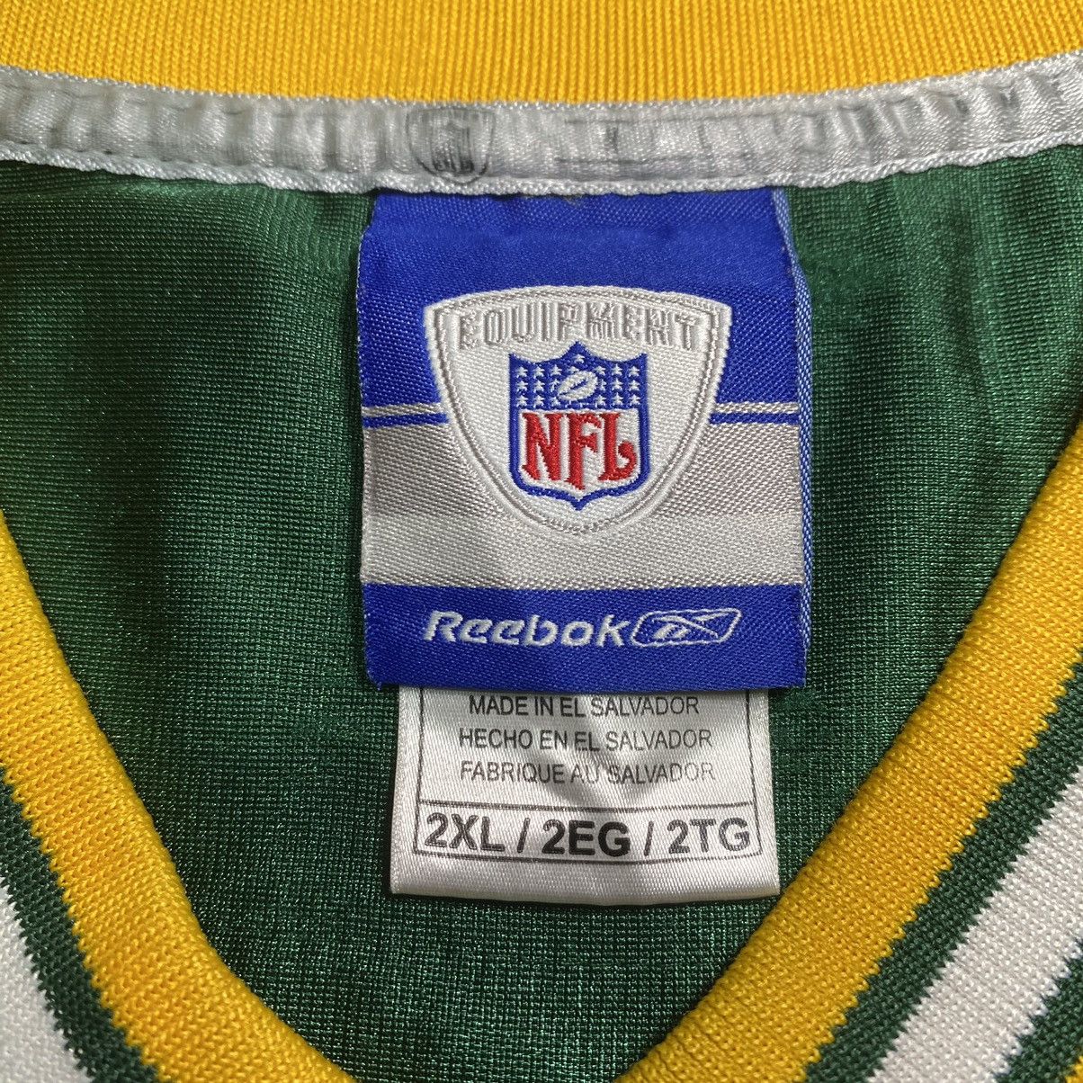 NFL × Vintage VINTAGE BRETT FAVRE GREEN BAY PACKERS REEBOK NFL JERSEY #4 Size US XXL / EU 58 / 5 - 4 Thumbnail