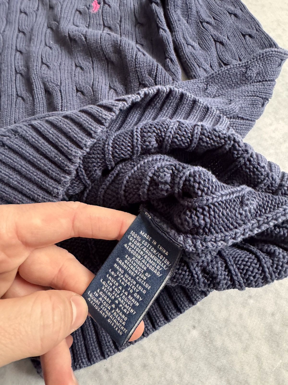 Polo Ralph Lauren × Vintage 🥰POLO RALPH LAUREN KNIT SWEATER jumper woman’s preppy Size XS / US 0-2 / IT 36-38 - 7 Thumbnail