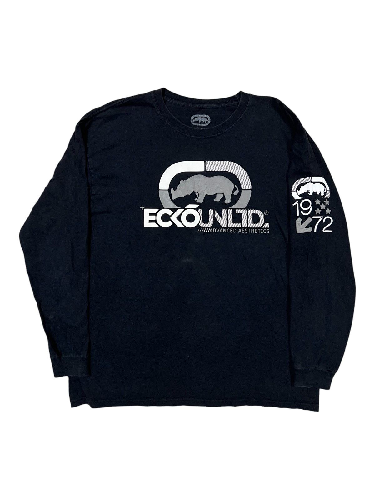 Ecko Unltd. × JNCO Y2K Ecko Unlimited ™️ Logo Baggy Oversized Long Sleeve Shirt Size US L / EU 52-54 / 3 - 1 Thumbnail