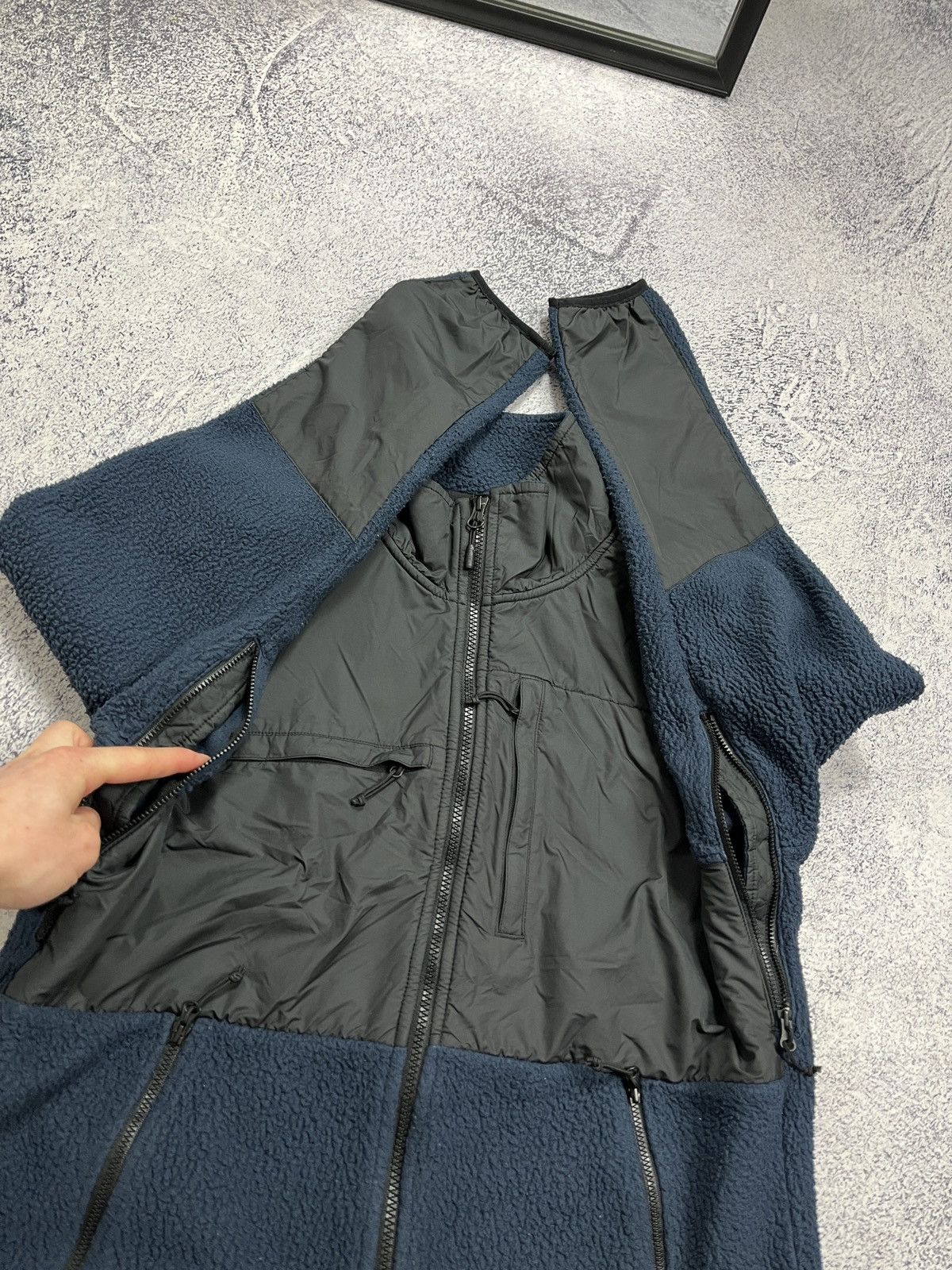 The North Face Vintage The North Face Fleece Nylon Retro Denail Jacket Y2K Size US S / EU 44-46 / 1 - 19 Thumbnail