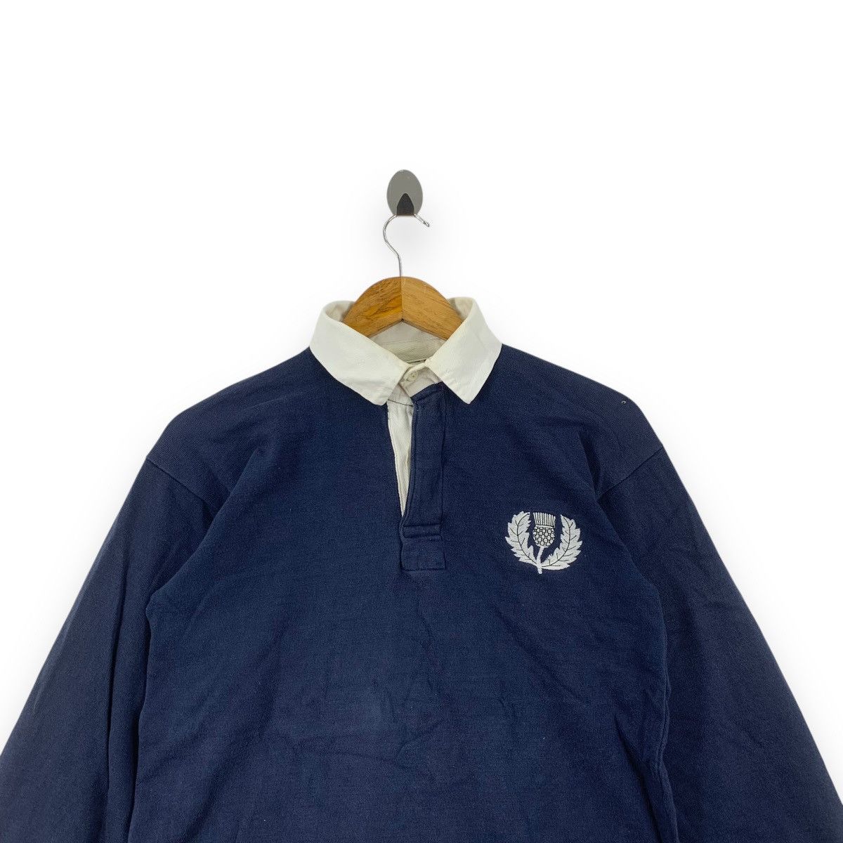 Vintage Vintage GYMPHLEX Made In ENGLAND Rugby Polo Tee Shirt Size US M / EU 48-50 / 2 - 2 Thumbnail