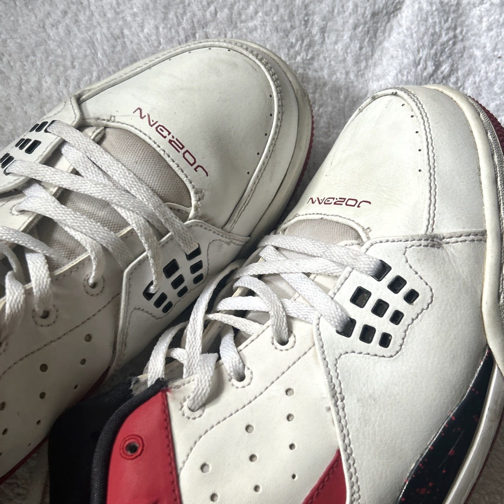 Jordan Brand Air Jordan Flight SC 1 White / Sneaker / Sz 11 / 599929 101 - Jordan SC-1 Low Black Red, Leather, Rubber Sole, Athletic Basketball Shoes, Mens, 2013 Size US 11 / EU 44 - 5 Thumbnail