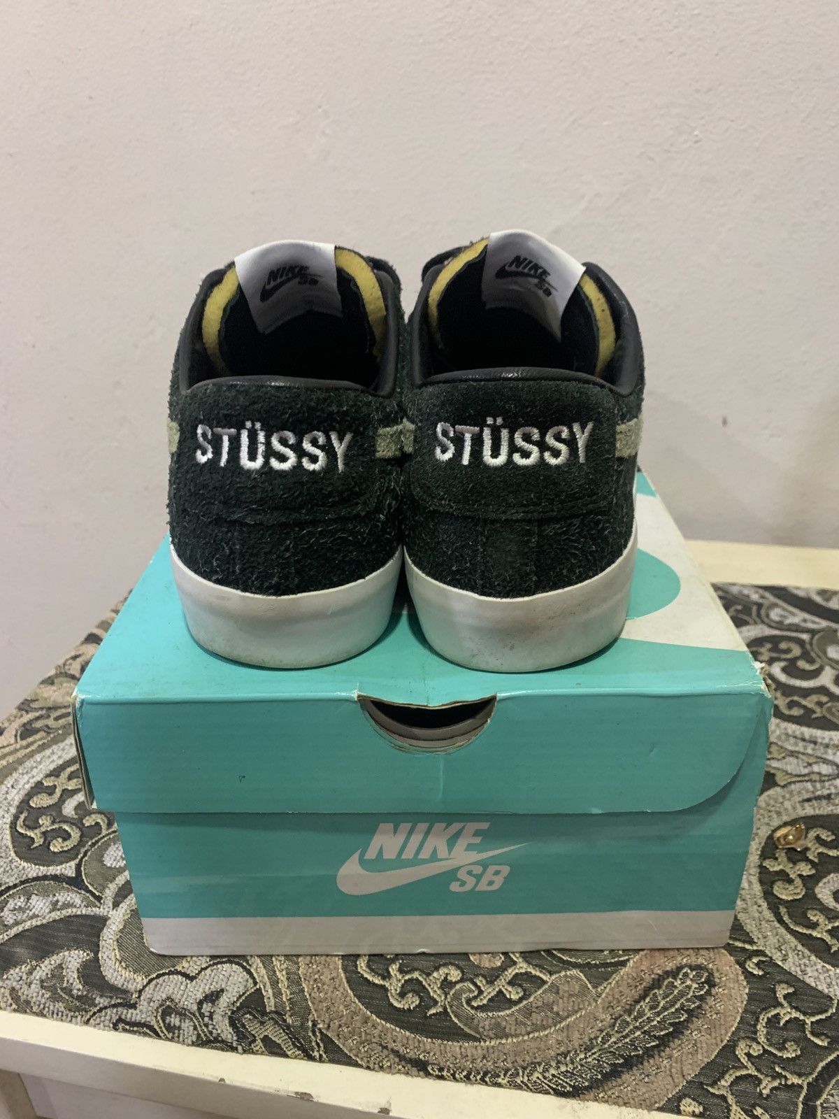 Nike × Stussy Stussy X Blazer Low SB Palm Green Size US 10.5 / EU 43-44 - 3 Thumbnail