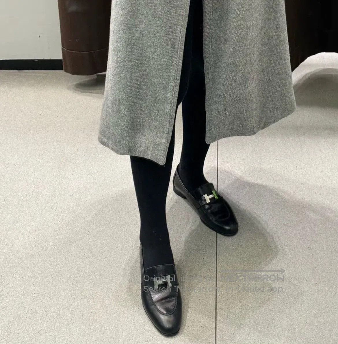 Hermes Hermes Black Loafers. Size US 4.5 / IT 34.5 - 9 Thumbnail