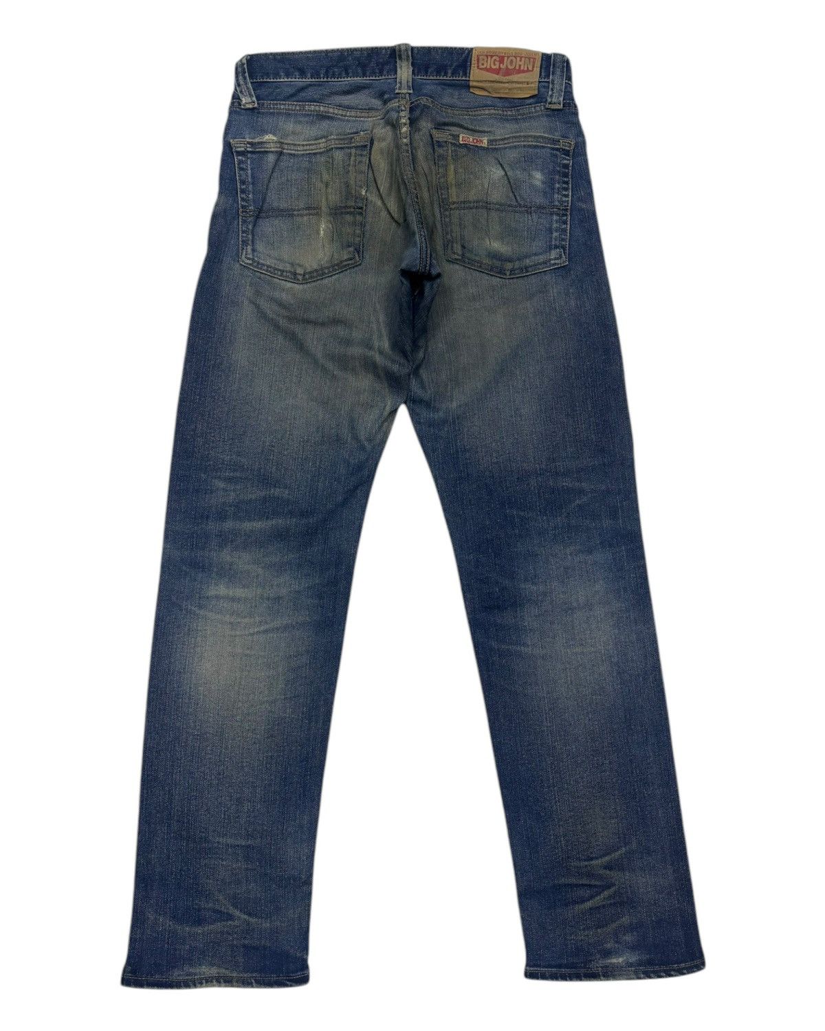 Big John × Japanese Brand × Jean VINTAGE BIG JOHN MADE IN JAPAN DISTRESSED DENIM JEANS Size US 30 / EU 46 - 8 Thumbnail