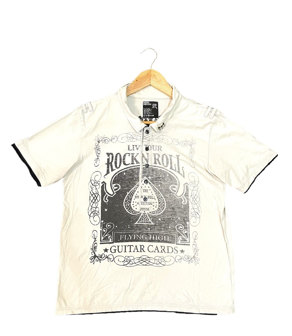 PPFM PPFM Rock and Roll Polo Tee Size US XS / EU 42 / 0 - 1 Thumbnail