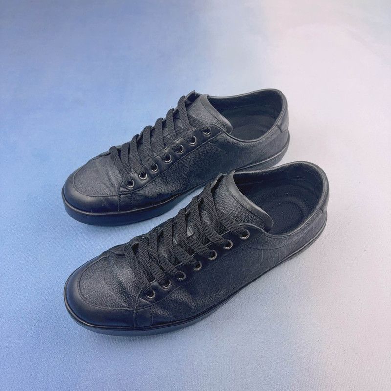 Gucci Gucci Black Fashion Low-top Sneakers for Men 0079 Size US 8 / EU 41 - 1 Thumbnail
