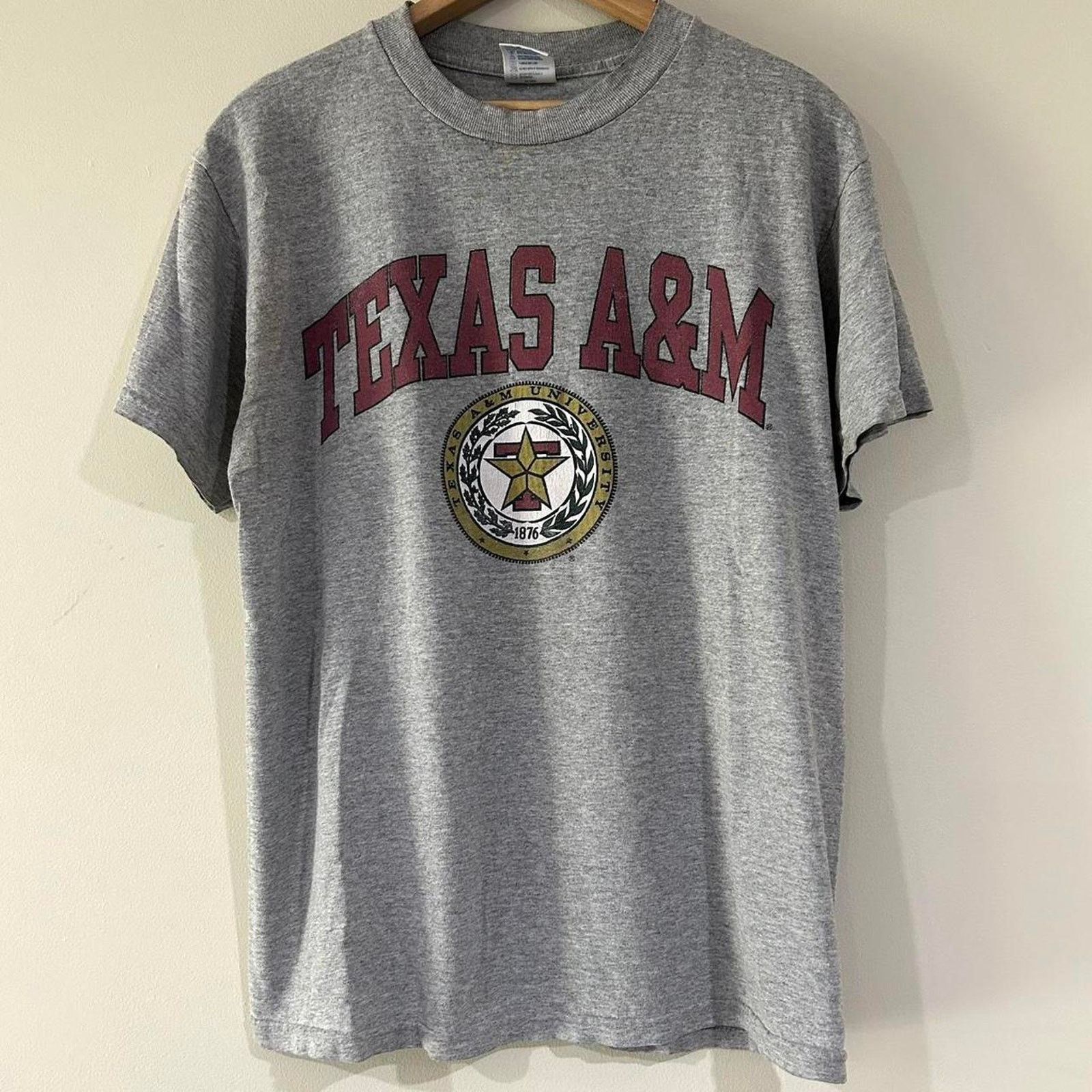 Delta Vintage 1990’s Texas A&M Aggies Tee Shirt Size US M / EU 48-50 / 2 - 1 Thumbnail