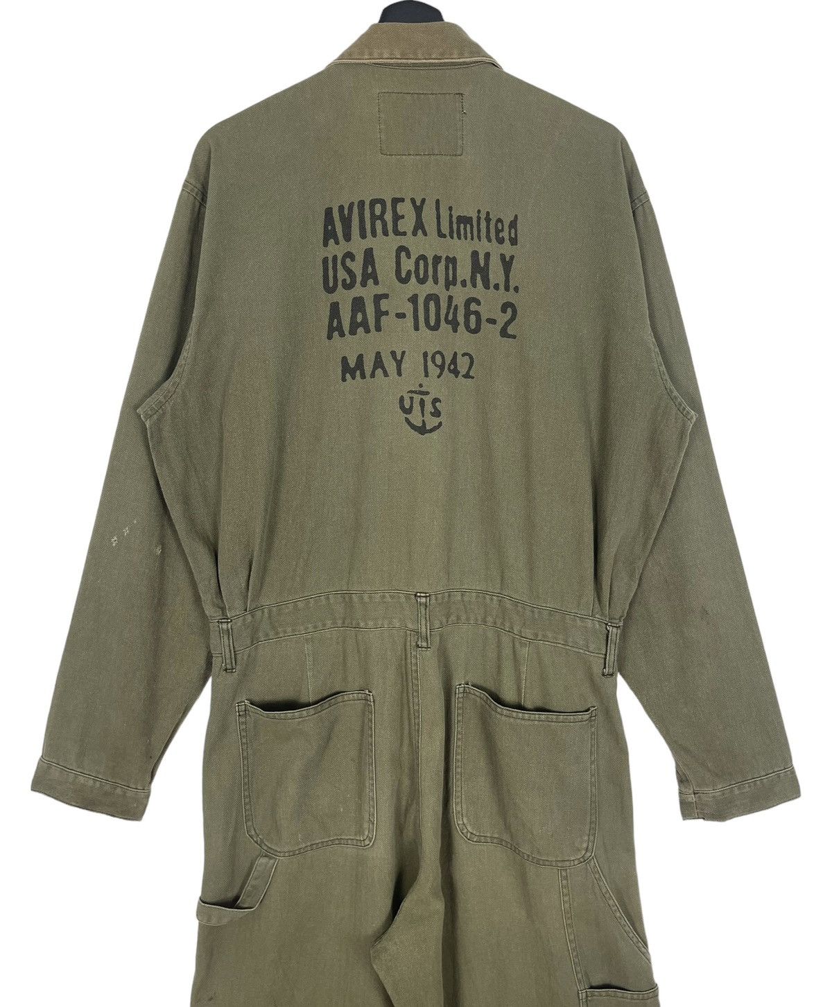 Avirex Very Rare 90s Vintage Avirex Herringbone Flight Coverall Size US 34 / EU 50 - 6 Thumbnail