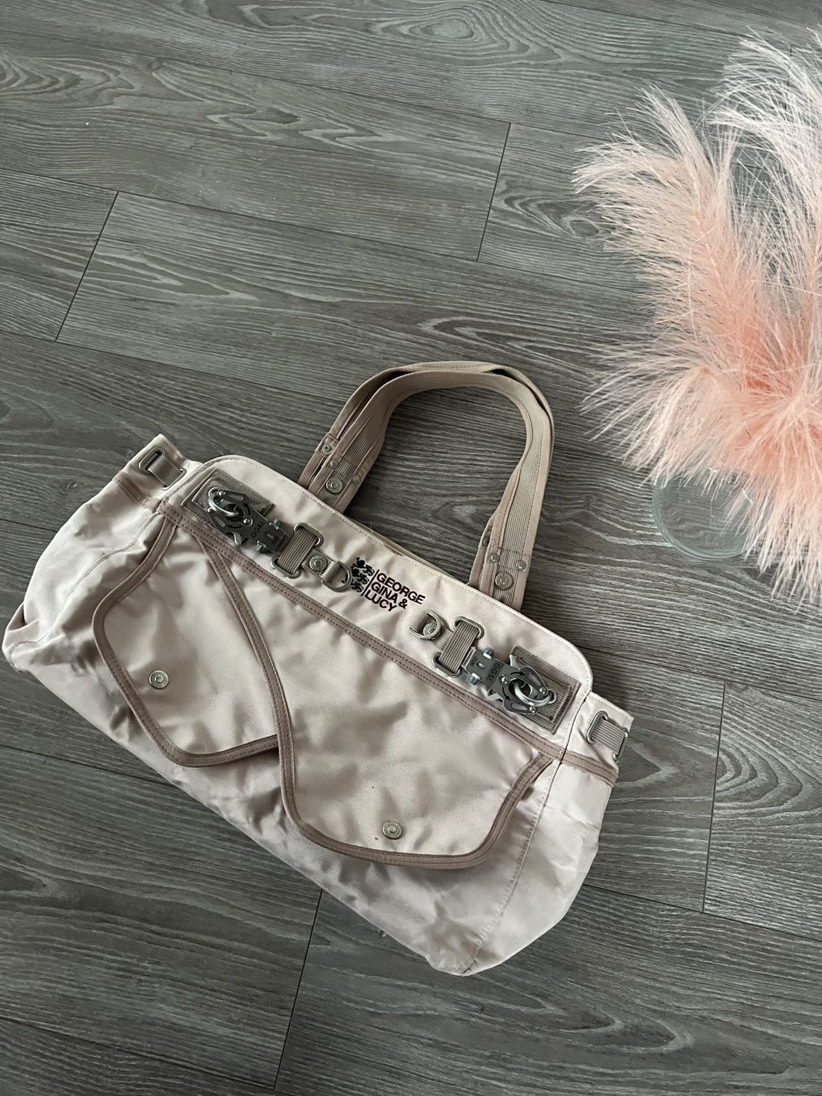 Japanese Brand ❗️❗️George Gina & Lucy Travel Dudley Dix Pink GGL Bag❗️❗️ Size ONE SIZE - 2 Thumbnail